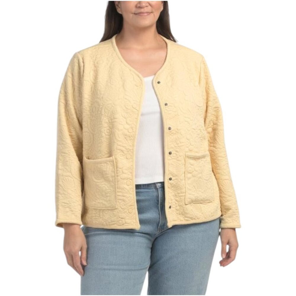 ONQUE Plus Jacquard Jacket